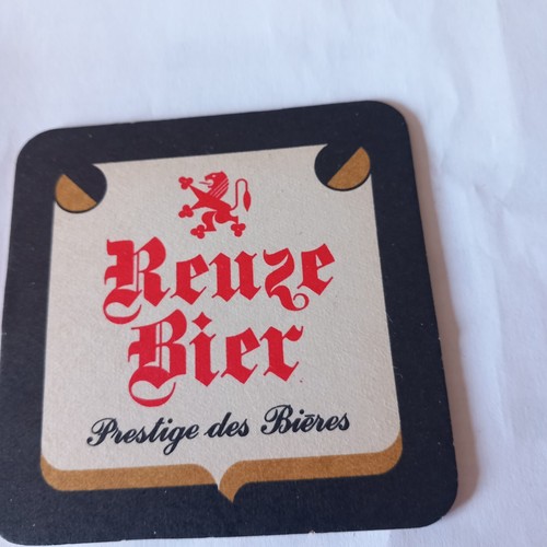 Ancien sous bock bière reuze - bock,