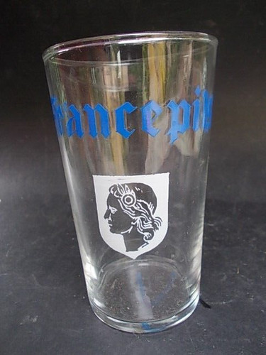 1960 verre bière france - verre,